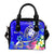 Fiji Custom Personalised Shoulder Handbag - Turtle Plumeria (Blue) - Polynesian Pride