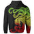 Polynesian Octopus Zip up Hoodie Reggae Color - Polynesian Pride