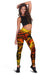 Papua New Guinea Women Leggings Stalwart Polynesian Special LT13 Red - Polynesian Pride