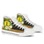 New Caledonia High Top Shoes - Polynesian Gold Patterns Collection - Polynesian Pride