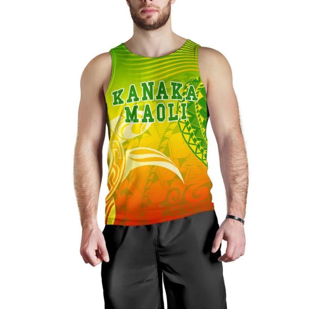 Kanaka Maoli Polynesian Tank Top - Turtle Style - Polynesian Pride