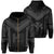 Hawaiian Kanaka Polynesian Zip up Hoodie Active Grey Unisex Grey - Polynesian Pride