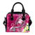 Fiji Shoulder Handbag - Turtle Plumeria (Pink) - Polynesian Pride