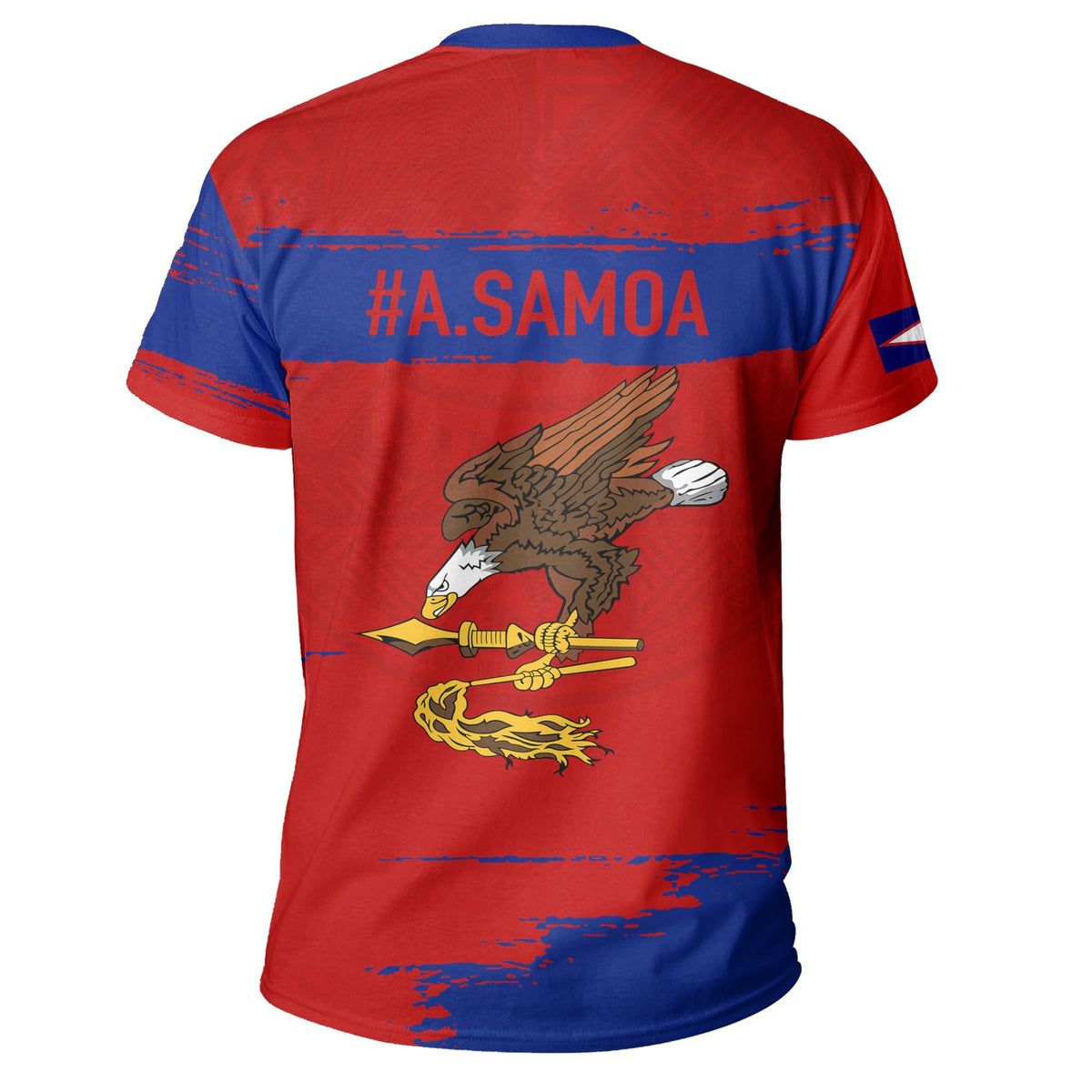 Polynesian T Shirt American Samoa Sport Ver - Polynesian Pride