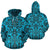 Polynesian Zip up Hoodie Tribal 19 Unisex Blue - Polynesian Pride