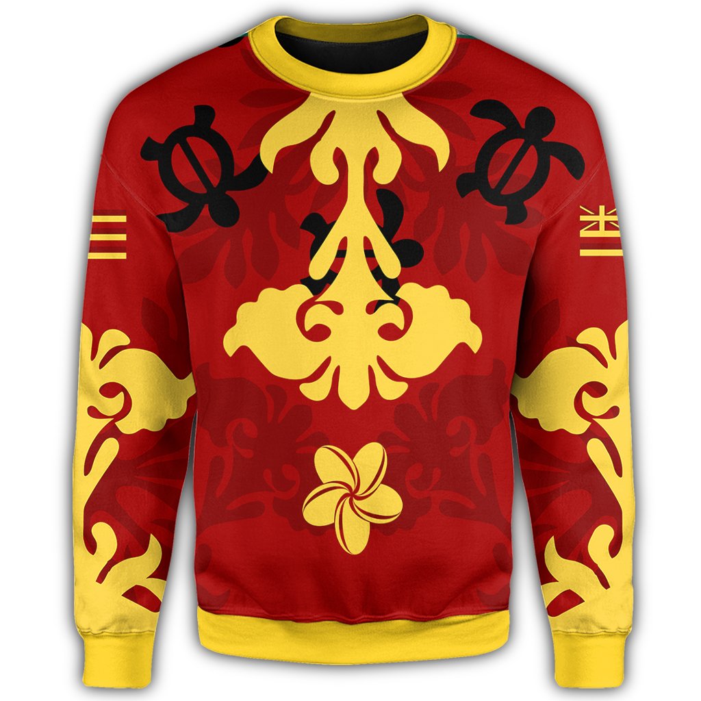 Hawaii - Hawaiian Quilt Style Sweatshirt - AH - Polynesian Pride