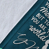 (Custom Personalised) Tuvalu Mothers Day With Green Turtle Blanket - LT12 - Polynesian Pride