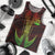 Vanuatu Custom Personalised Men's Tank Top - Fish Hook Ver2 Red - Polynesian Pride