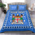 (Custom Personalised) Fiji Bedding Set Pattern - Fijian Tapa Pattern Original LT13 Blue - Polynesian Pride