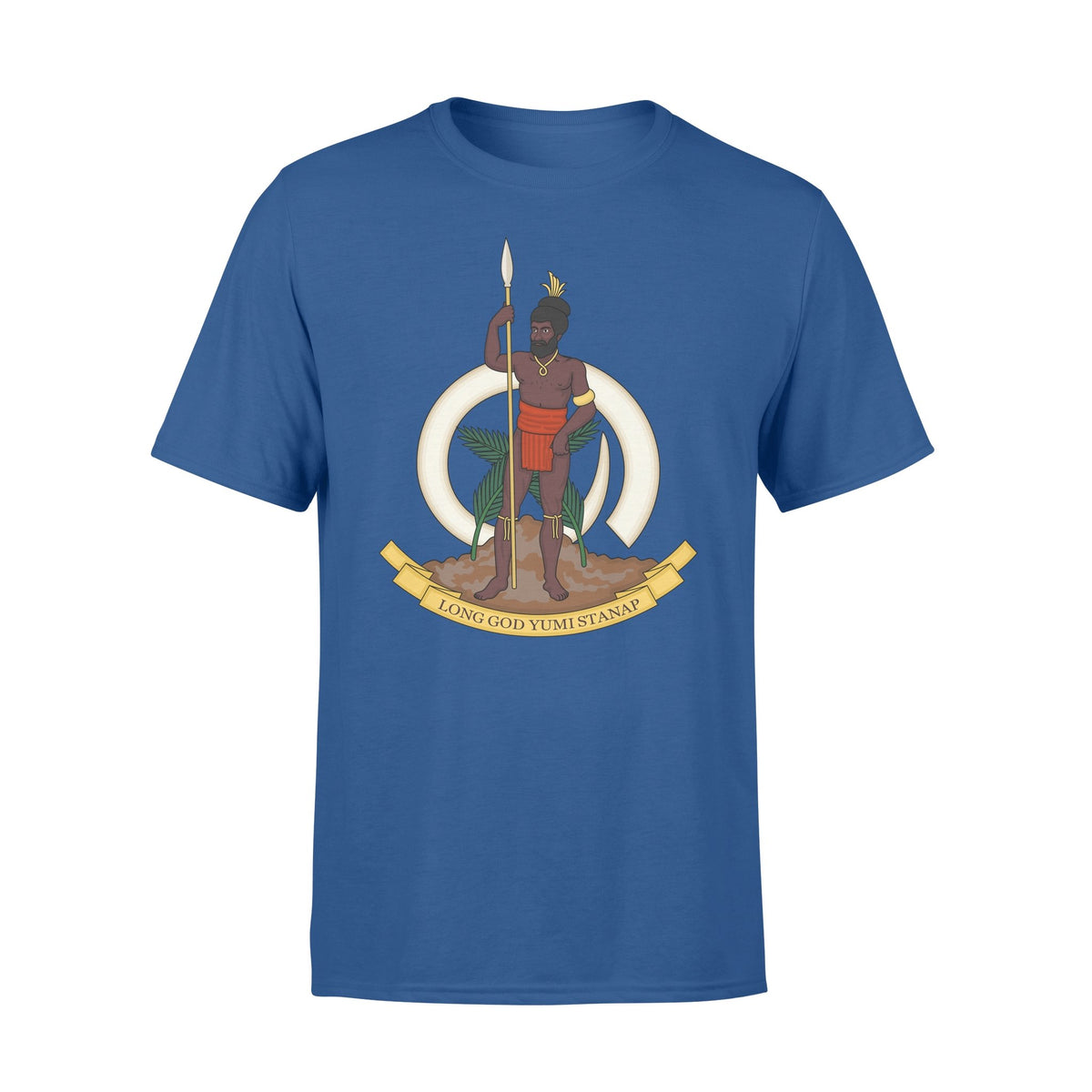 Vanuatu T Shirt Vanuatuan Coat of Arm - Polynesian Pride