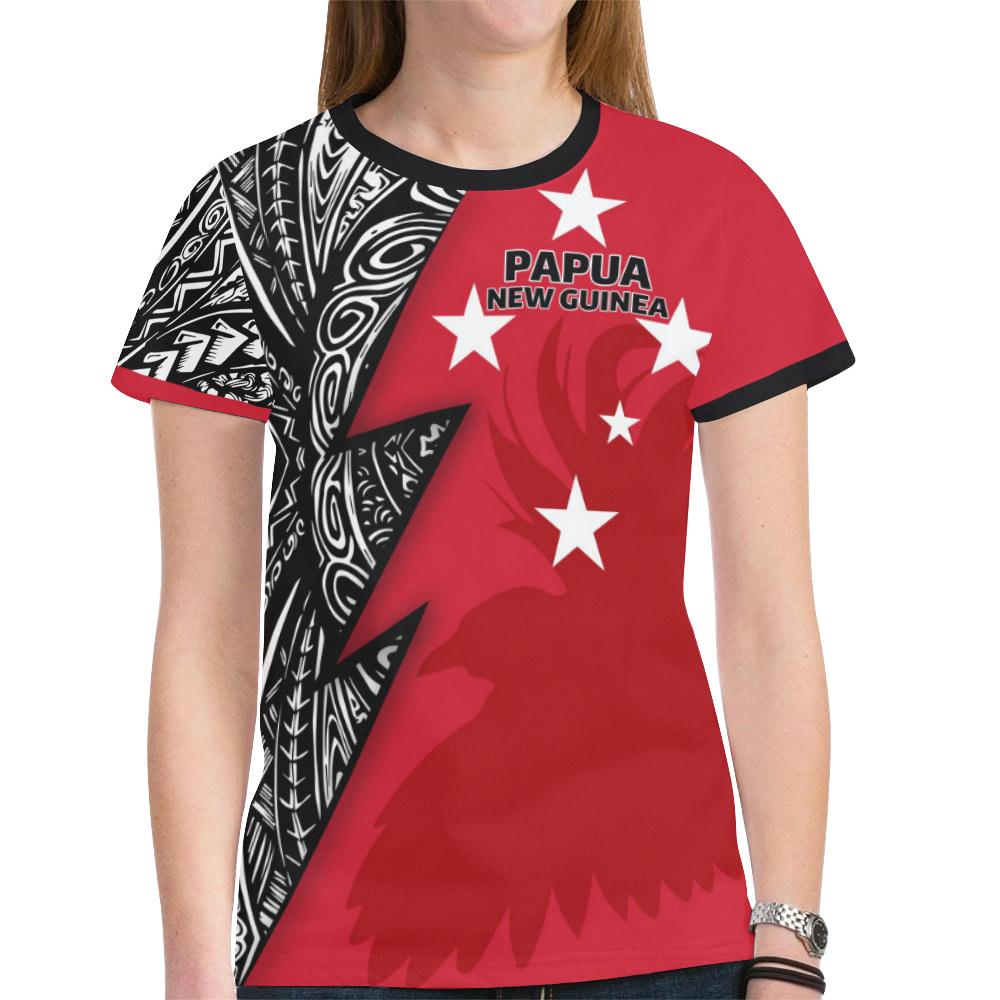 Papua New Guinea All Over T Shirt Papua New Guinea Flag Polynesian Tattoo - Polynesian Pride