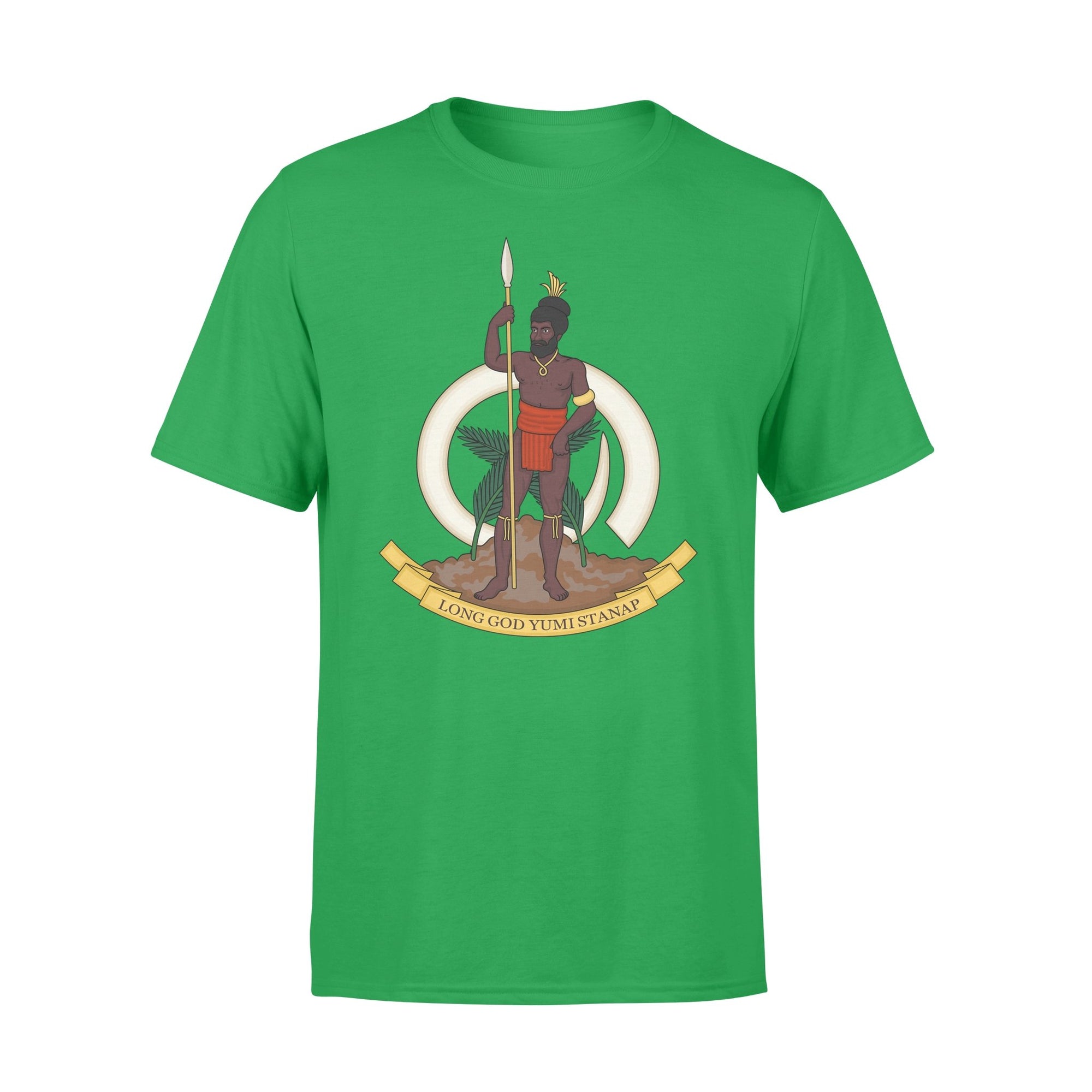 Vanuatu T Shirt Vanuatuan Coat of Arm Unisex Art - Polynesian Pride