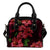 Hibiscus Shoulder Handbag 01 One Size Black - Polynesian Pride