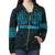 Maori Hoodie, New Zealand Tattoo All Over Print Zip up Hoodie Unisex Blue - Polynesian Pride