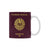 French Polynesia Passport White Mug - Polynesian Pride