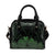 Personalised - Hawaii Royal Hibiscus Polynesian Tribal Shoulder Handbag Green AH - Polynesian Pride