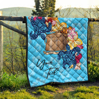 Tokelau Custom Personalised Premium Quilt - Tropical Style - Polynesian Pride