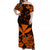 Hawaii Matching Dress and Hawaiian Shirt Polynesia Orange Kanaka Maoli LT13 - Polynesian Pride