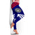 American Samoa Leggings - Line Style Blue - Polynesian Pride