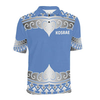 Kosrae Polo Shirt Kosrae Wave Style - Polynesian Pride