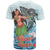 American Samoa T Shirt Polynesian Girls With Shark - Polynesian Pride