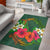 Hawaii Shark Hibiscus Tropical Polynesian Area Rug - Arian Style - AH - Polynesian Pride