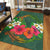 Hawaii Shark Hibiscus Tropical Polynesian Area Rug - Arian Style - AH - Polynesian Pride