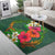 Hawaii Shark Hibiscus Tropical Polynesian Area Rug - Arian Style - AH - Polynesian Pride