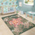 Hawaii Turtle Hibiscus Plumeria Area Rug - Jessi Style - AH - Polynesian Pride