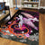 Hawaii Turtle Couple Valentine's Hibiscus Plumeria Area Rug - Valentine Style - AH - Polynesian Pride