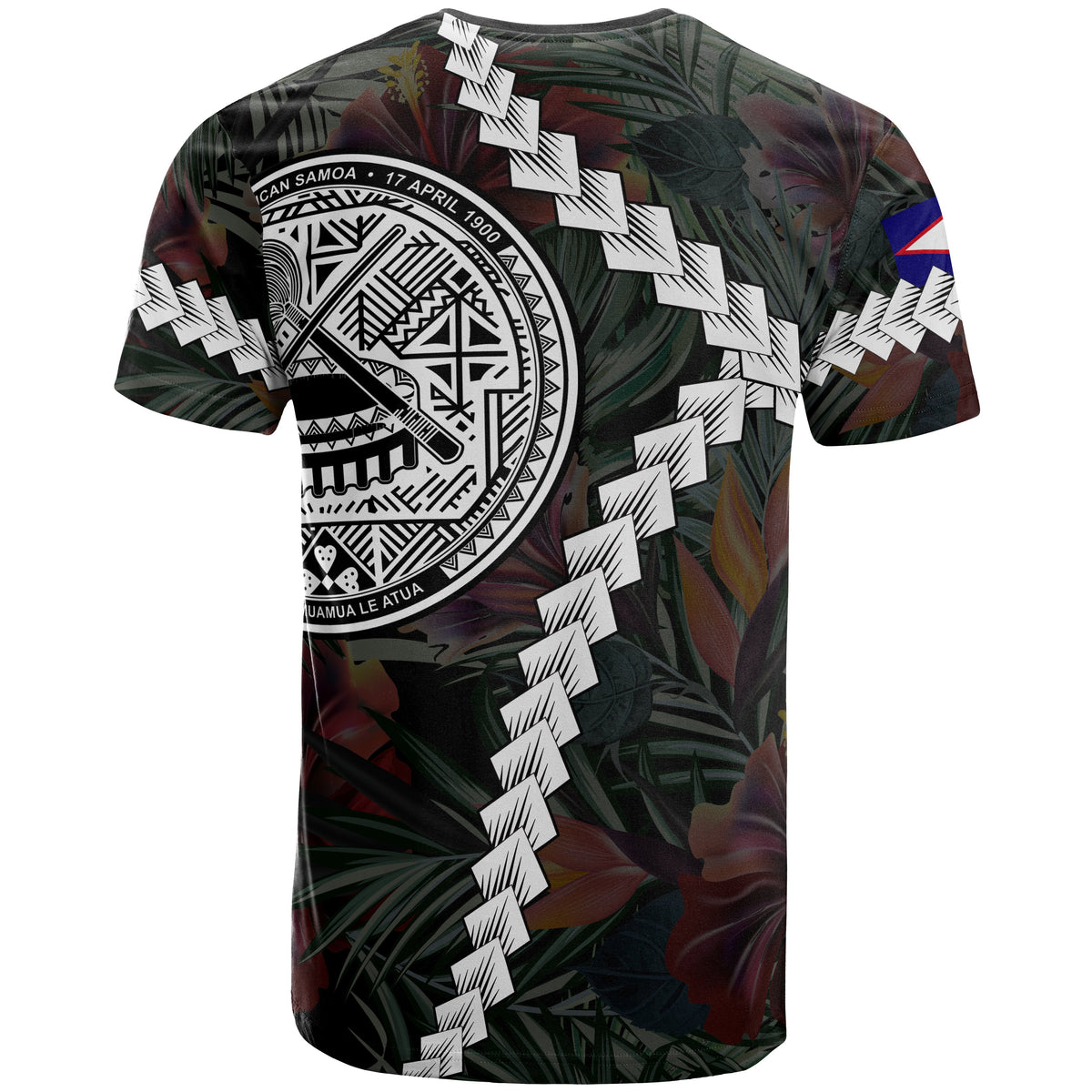 American Samoa Polynesian T Shirt Chain Polynesian - Polynesian Pride