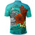 American Samoa Polo Shirt Tropical Flowers Style - Polynesian Pride