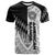 American Samoa T Shirt Symmetry Style Unisex Black - Polynesian Pride