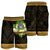 American Samoa Men's Shorts - Polynesian Gold Patterns Collection - Polynesian Pride