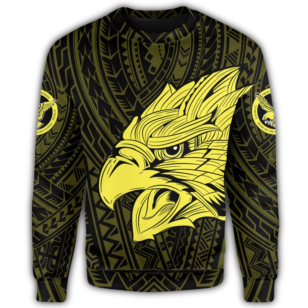 Hawaii - Nanakuli High School Hawk Polynesian Sweat Shirt - AH - Polynesian Pride