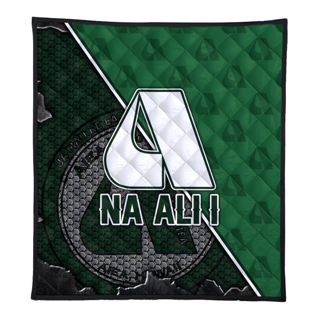 Hawaii Quilt - Aiea High Premium Quilt - AH Green - Polynesian Pride