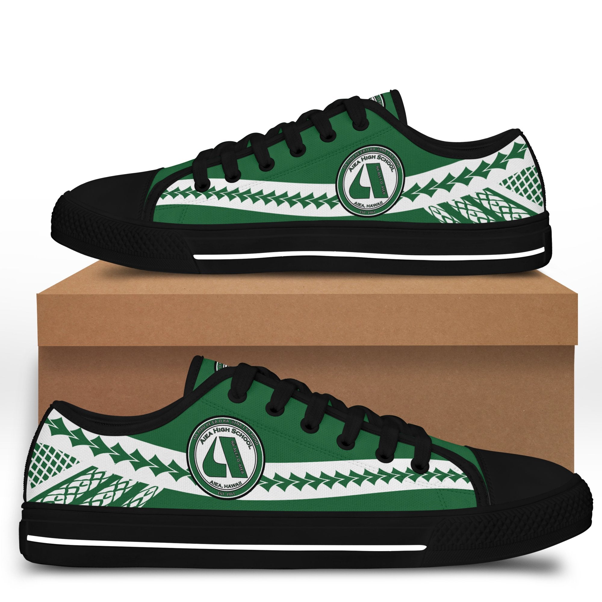 Hawaii - Aiea High Low Top Shoes - AH - Polynesian Pride