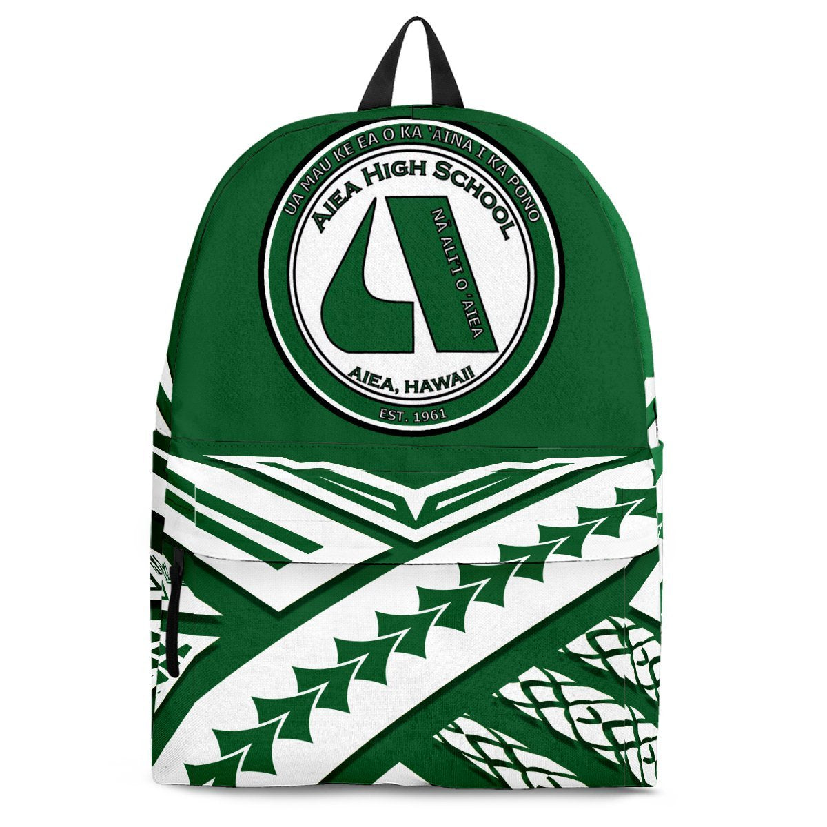 Hawaii - Aiea High Backpack - AH Black - Polynesian Pride