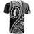Aitutaki Cook Islands T Shirt Black Polynesian Wave Style LT9 - Polynesian Pride