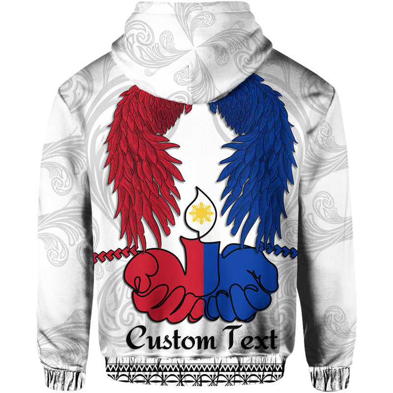 Custom Philippines Hoodie All Saints Day LT9 - Polynesian Pride