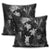 Hawaiian - Silver Tropical Turtle Pillow Covers AH - Polynesian Pride