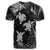 Hawaiian Silver Tropical Turtle T Shirt - Polynesian Pride