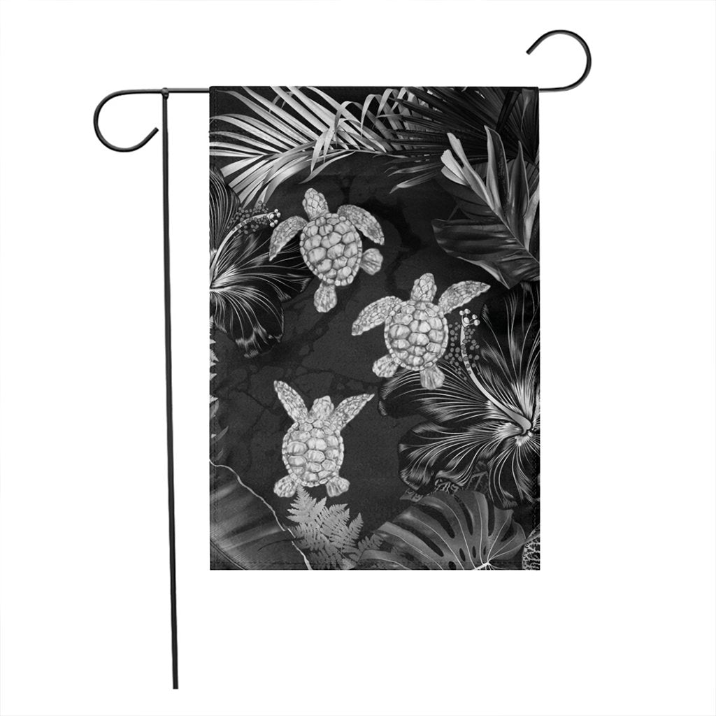 Hawaiian - Silver Tropical Turtle Flag AH - Polynesian Pride