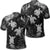 Hawaiian Silver Tropical Turtle Polo Shirt Unisex Black - Polynesian Pride