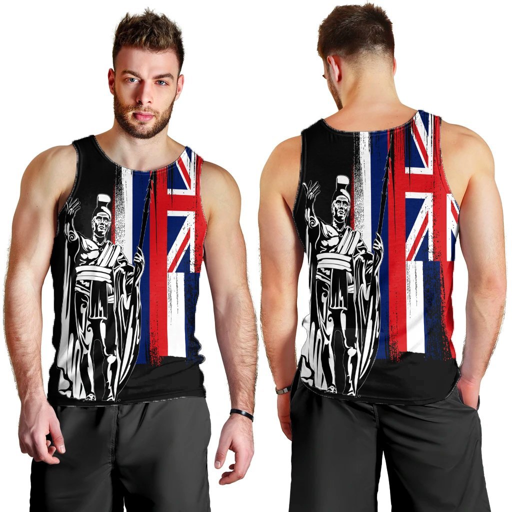 Hawaiian - Hawaii King Flag Tank Top - AH - Polynesian Pride