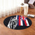 Hawaiian - Hawaii King Flag Round Carpet - AH - Polynesian Pride