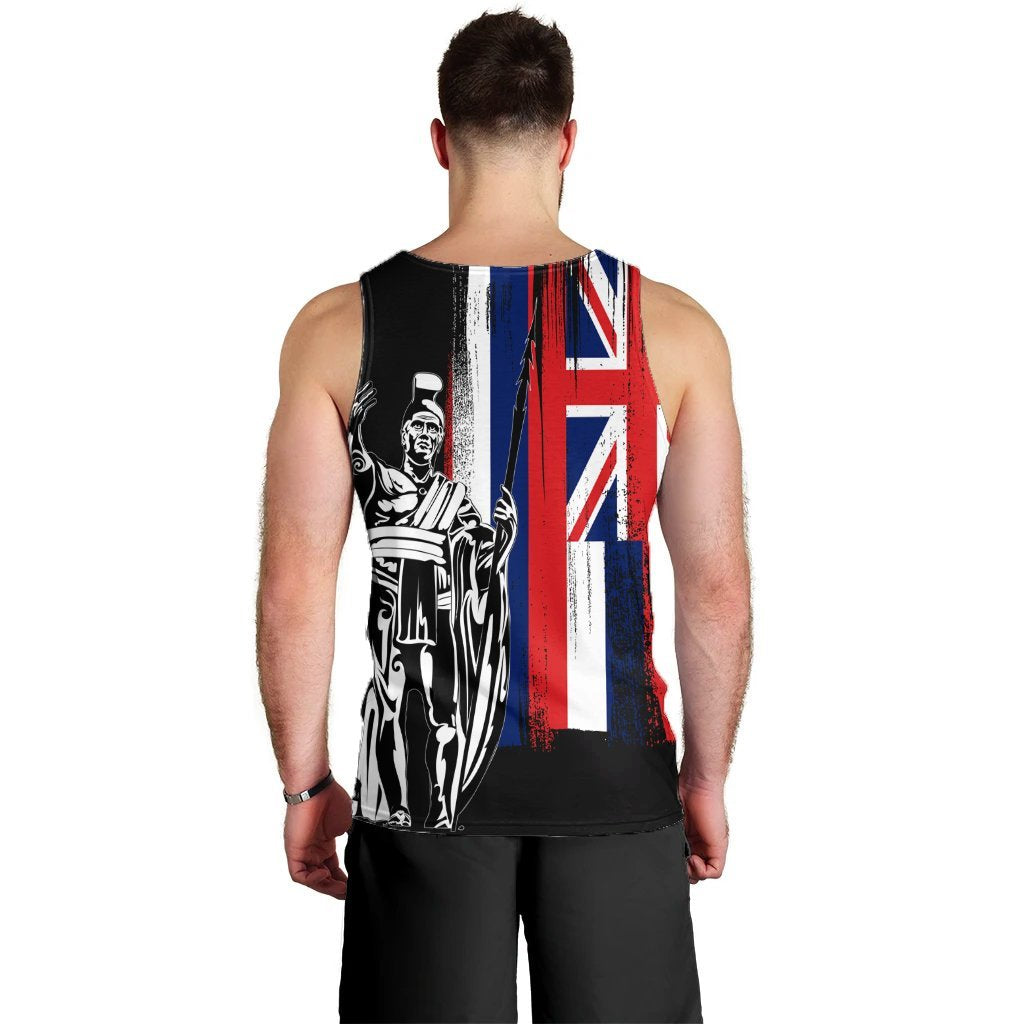 Hawaiian - Hawaii King Flag Tank Top - AH - Polynesian Pride