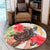 Hawaiian - Hawaii Turtle Art Hibiscus Round Carpet - AH - Polynesian Pride