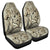 Hawaiian - Hawaii Turtle Hibiscus Polynesian Vintage Car Seat Covers - Beige - AH Universal Fit Black - Polynesian Pride