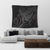 Hawaiian - Hawaii Turtle Hibiscus Polynesian Vintage Tapestry - Gray - AH - Polynesian Pride